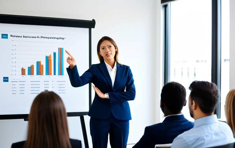 국어 말하기 지도법 - Understanding Your Audience**

"A professional woman giving a presentation to a diverse group of col...