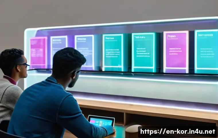 품사와 문장 성분 이해 - **Prompt:** A diverse group of young adults (20s-30s, dressed in modern, smart casual attire such as...